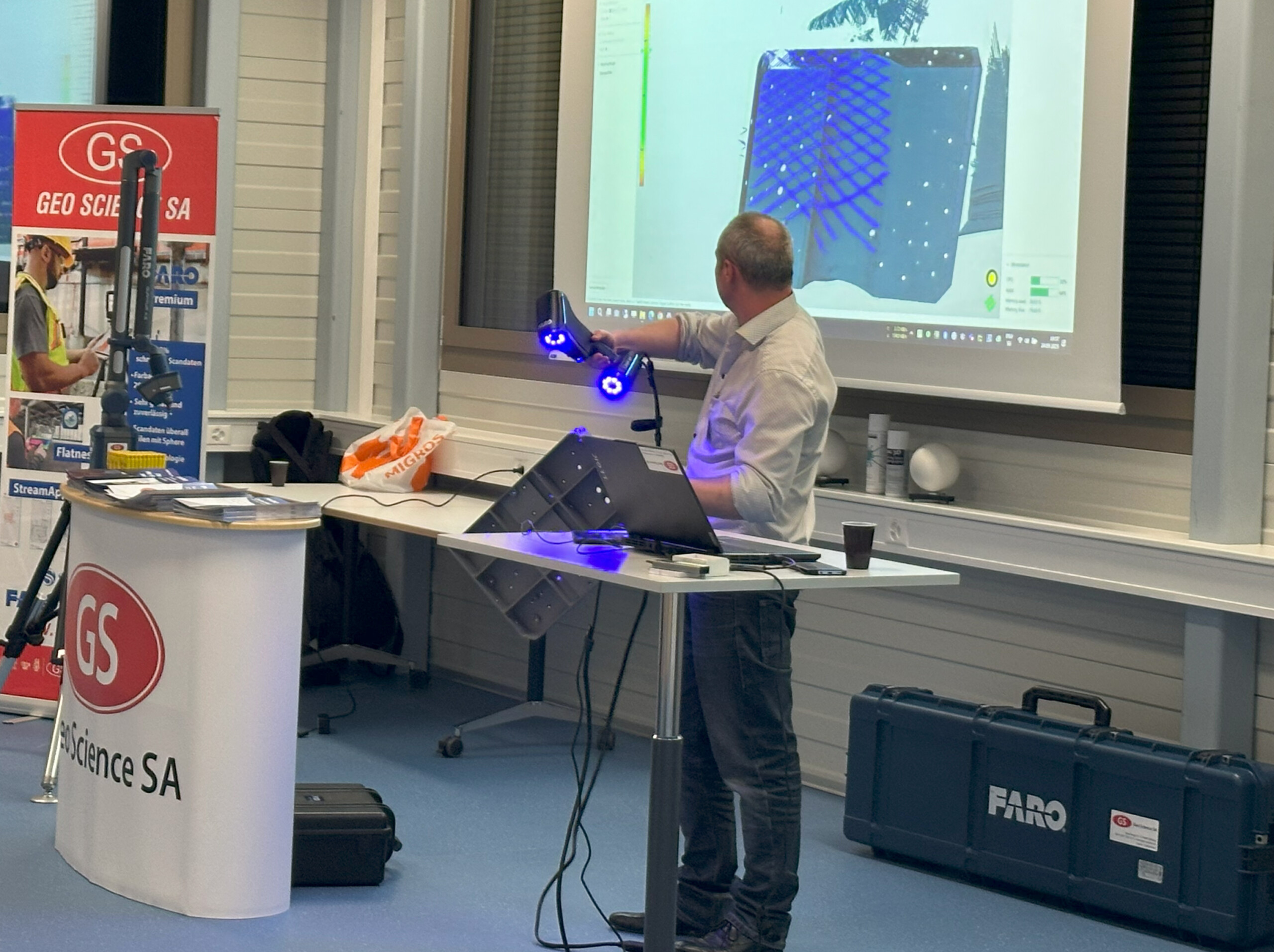 Metallbau-Event AM Suisse Zentral Bildungszentrum Sursee, FARO Leap