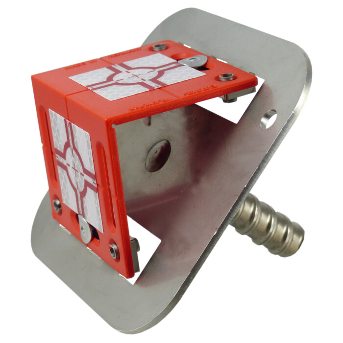 Edelstahl-Adapter RSAMG80 rot, 25 Stück