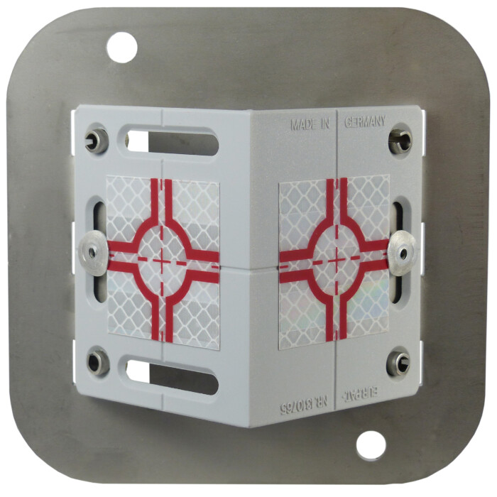 Edelstahl-Adapter in V4A RSAM80 grau, 25 Stück