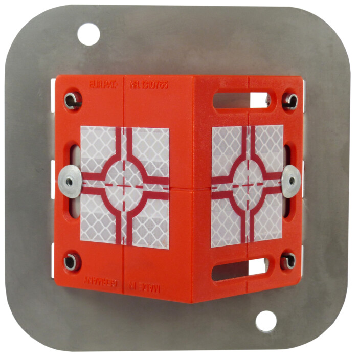 Edelstahl-Adapter in V4A RSAM80 rot, 25 Stück